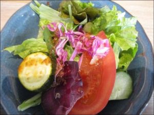 ポテルレストランの京野菜サラダ